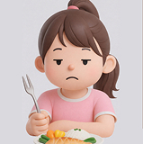 식욕없는 아이 일러스트